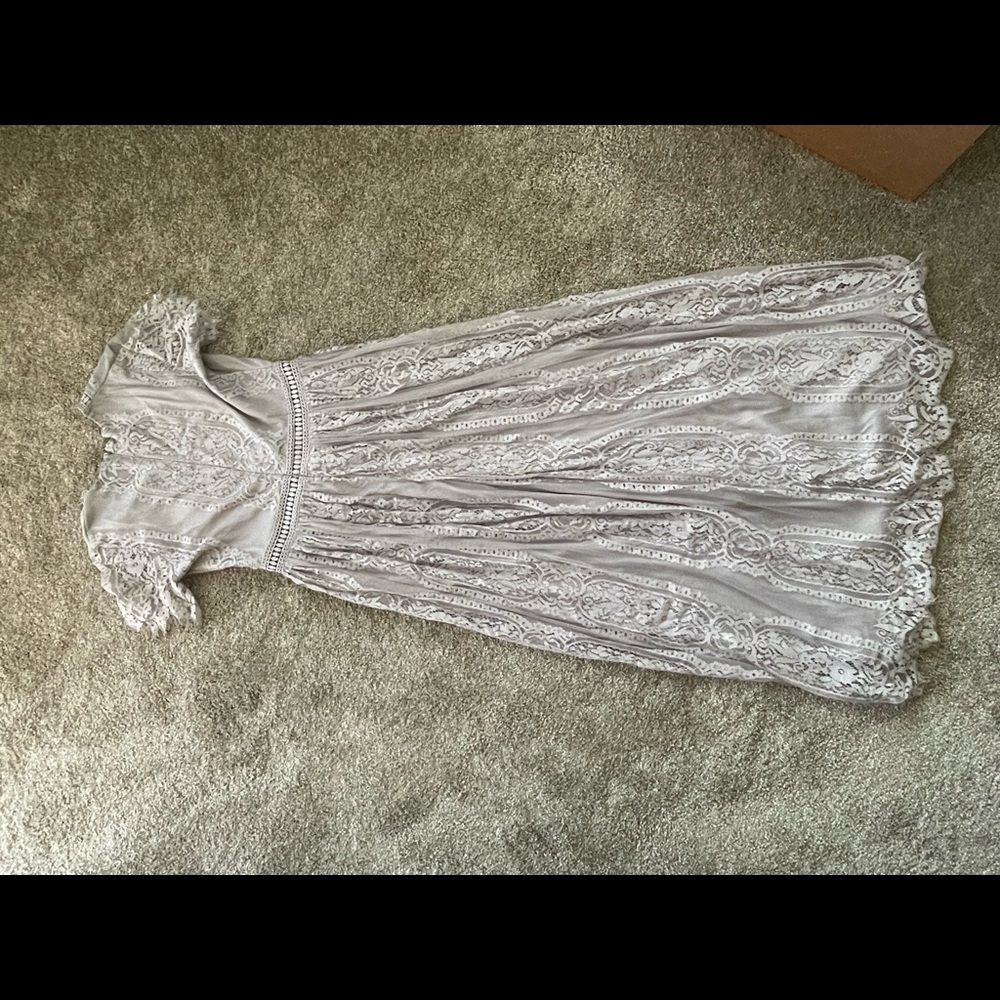 Silver/light gray dress